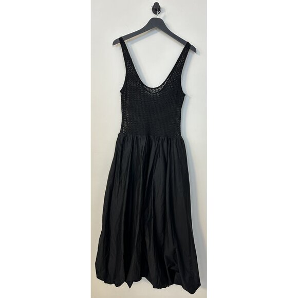 ASTR the Label Contrast Bubble Midi Sundress in Black Size Large - Picture 7 of 12